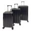 FORTE Banda ABS 3-Piece Luggage Set, Black1