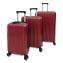 FORTE Banda ABS 3-Piece Luggage Set, Red1