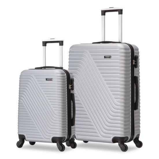 VOYAGE Vertice ABS 2-Piece Luggage Set, Silver1