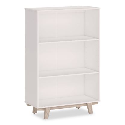 Whitney Bookcase, Three Shelves, 31.75w x 14d x 48.25h, White1