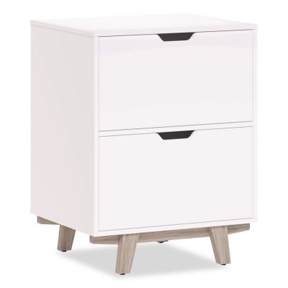 Whitney 2-Drawer Lateral File Cabinet, Letter/Legal Size File Drawers, 23.75" x 20" x 31.25", White1