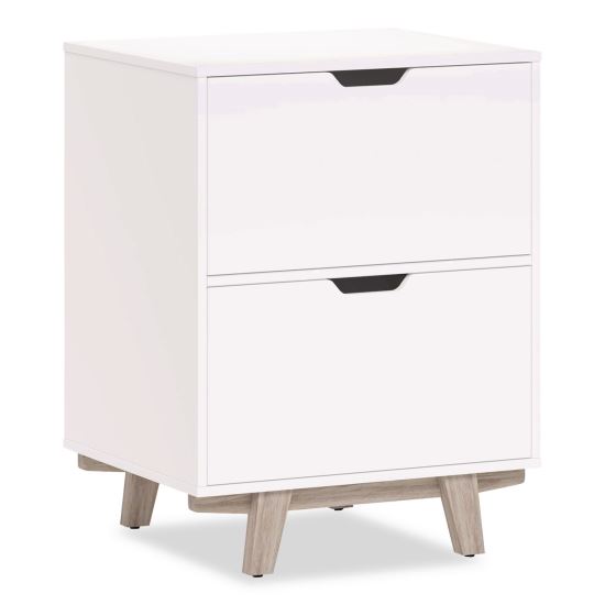 Whitney 2-Drawer Lateral File Cabinet, Letter/Legal Size File Drawers, 23.75" x 20" x 31.25", White1