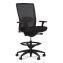 500 Series Mesh and Fabric Stool, Supports to 300 lb, 24.6 x 34.4 Seat Height, Black Seat, Black Back, Black Base1
