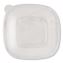 PLA Lids for Fiber Bowls, 8.8 x 8.8, Clear, 200/Carton1