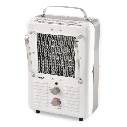 Portable Milkhouse Style Electric Heater, 1,500 W, 8 x 10.25 x 15.75, White1