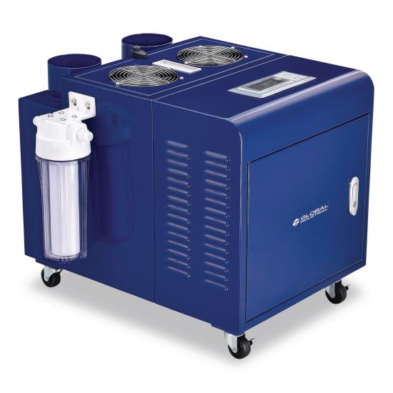 Ultrasonic Humidifier, Cool Mist with Dual Output, 53 Pints, 18.25 x 24.75 x 22.25, Blue1