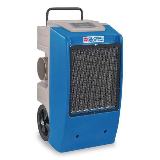 Low Grain Refrigerant Dehumidifier with Pump, 250 Pints, 22.43 x 20.81 x 37.81, Blue1
