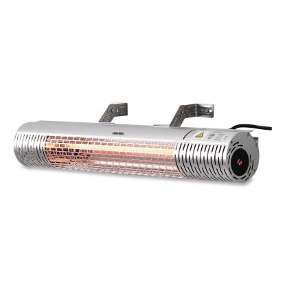 Infrared Patio Heater with Remote Control, 1,500 W. 30.75 x 5 x 5.38, Silver1