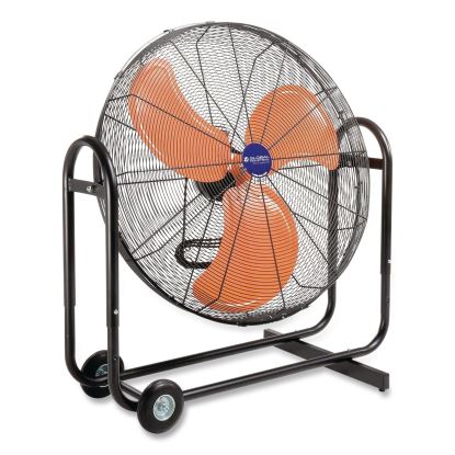 Portable Tilt Blower Drum Fan, 36", Black/Orange1