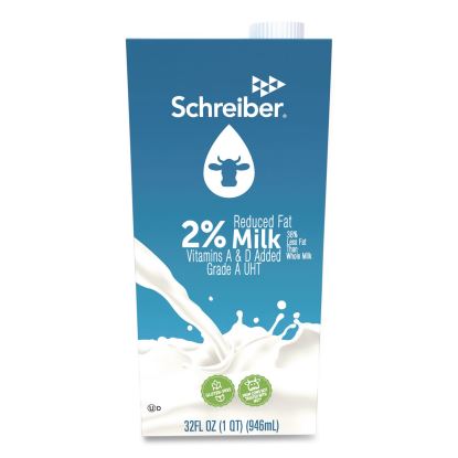 2% Milk, 32 oz, 12/Carton1