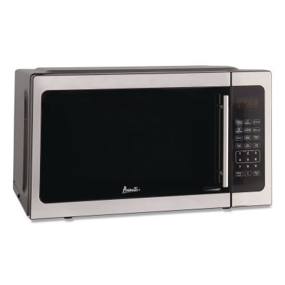 1.5 Cu Ft Countertop Microwave, Stainless Steel/Black1