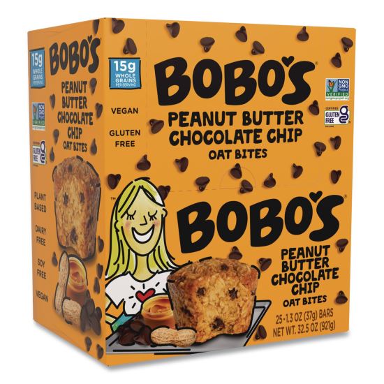 Oatmeal Bites, Peanut Butter Chocolate Chip, 1.3 oz Individually Wrapped, 25/Box1