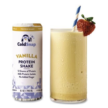 Vanilla Protein Shake Pod, 8.1 oz, Single Serve Pods for ColdSnap Machine, 12/Carton1