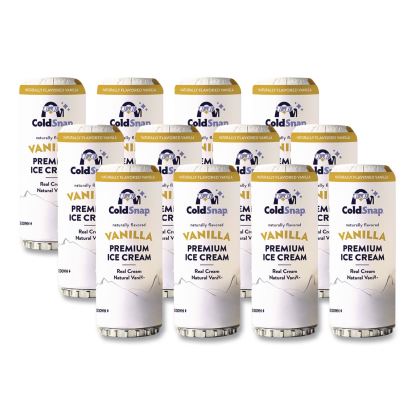 Ice Cream Pod, Vanilla, 5.2 oz Single Serve Pod for ColdSnap Machine, 12/Carton1