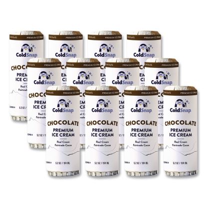 Ice Cream Pod, Chocolate, 5.2 oz Single Serve Pod for ColdSnap Machine, 12/Carton1