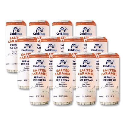 Ice Cream Pod, Salted Caramel, 5.2 oz Single Serve Pod for ColdSnap Machine, 12/Carton1