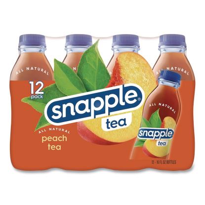 Flavored Tea, Peach, 16 oz Bottle, 24/Carton1