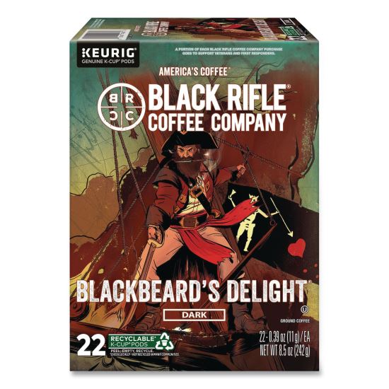 Blackbeard's Delight Coffee K-Cups, 22/Box1