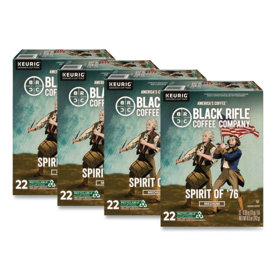 Spirit of '76 Coffee K-Cups, 22/Box, 4 Boxes/Carton1