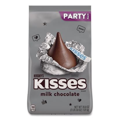KISSES Milk Chocolate Candy, Party Pack, 35.8 oz Bag1