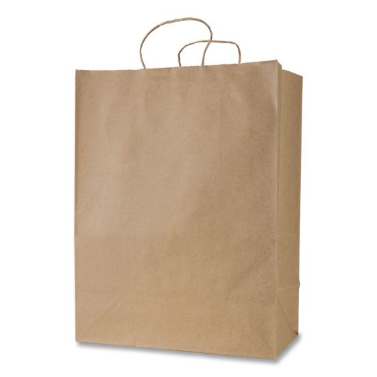 Get Reddi Paper Bags, Mercado Size, 65# Basis Weight, Twisted Rope Handles, 13 x 7 x 17, Brown, 250/Carton1