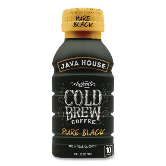 Cold Brew Coffee, Pure Black, 8 oz Bottle, 24/Carton1