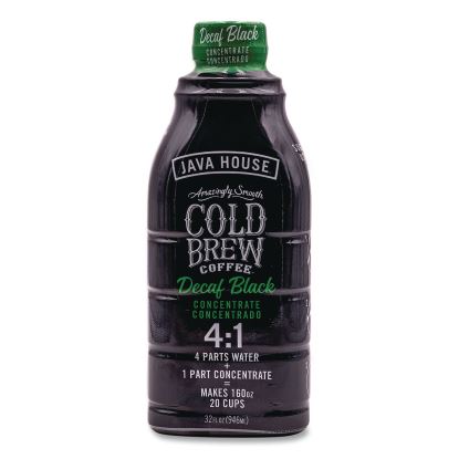 Cold Brew Coffee Concentrate, Decaf Black, 32 oz Bottle1