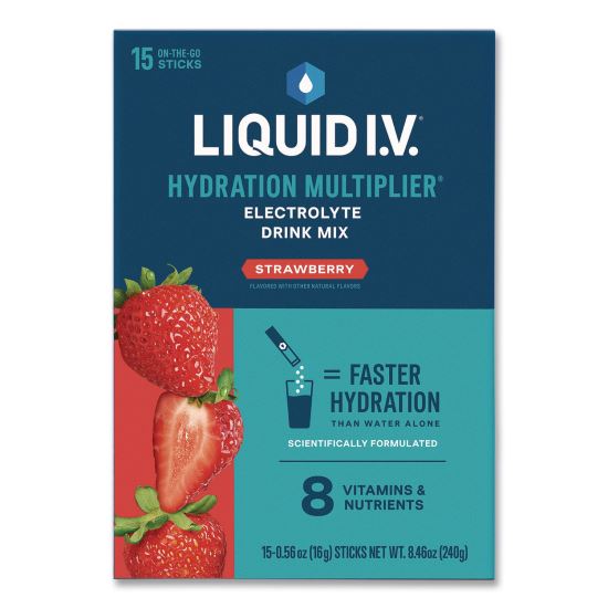 Hydration Multiplier, Strawberry, 0.56 oz Stick, 15/Pack1