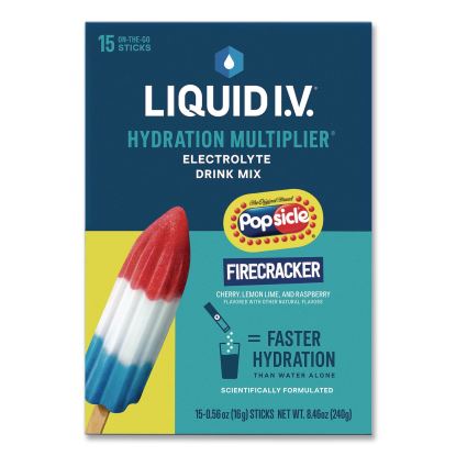 Hydration Multiplier, Popsicle Firecracker, 0.56 oz Stick, 15/Pack1