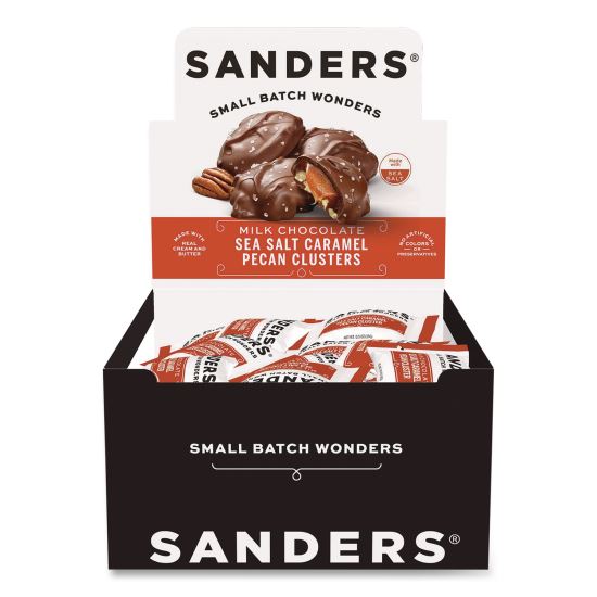 Small Batch Wonders Snack-Size Sea Salt Caramel Pecan Cluster, 48 Pieces, 24 oz Box1