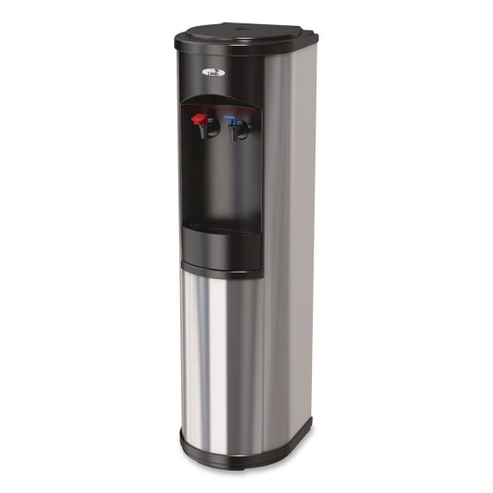 Hot 'N Cold Artesian Stainless Steel Water Dispenser, 5 gal, 12 x 12.5 x 38.08, Stainless Steel/Black1