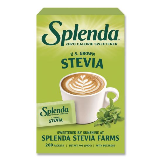 Stevia Sweetener Packet, 0.04 oz, 200/Box1
