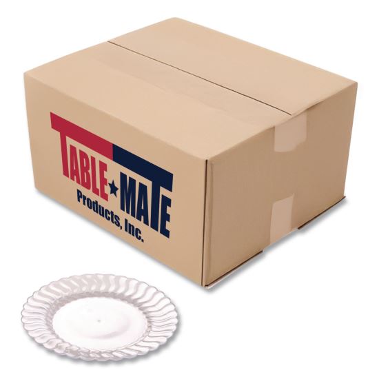 Flairware Dinner Plate, 10.25" dia, Clear, 144/Carton1