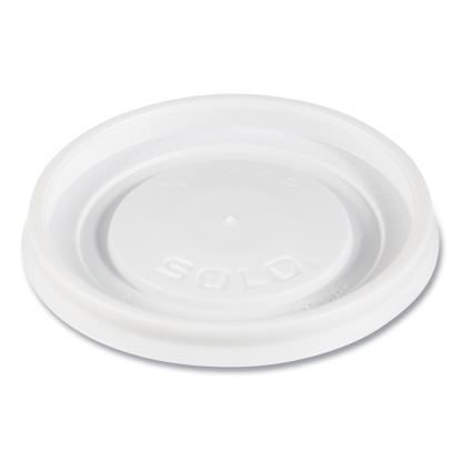 Polystyrene Vented Hot Cup Lids, Fits 4 oz to 6 oz Hot Cups, Plastic, White, 100/Pack, 10 Packs/Carton1