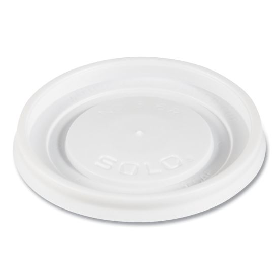 Polystyrene Vented Hot Cup Lids, Fits 4 oz to 6 oz Hot Cups, Plastic, White, 100/Pack, 10 Packs/Carton1