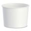Double Poly Paper Food Container, Squat, 16 oz, White, 25/Pack, 20 Packs/Carton1