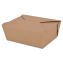 ChampPak Retro Carryout Boxes, #8, 6 x 4.75 x 2 5, Brown, Paper, 300/Carton1
