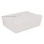 ChampPak Retro Carryout Boxes, #3, 7.75 x 5.5 x 2.5, White, Paper, 200/Carton1