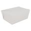 ChampPak Retro Carryout Boxes, #4, 7.75 x 5.5 x 3.5, White, Paper, 160/Carton1