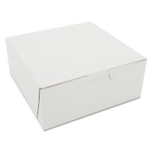 White One-Piece Non-Window Bakery Boxes, 6 x 6 x 2.5, White, Paper, 250/Carton1