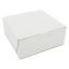 White One-Piece Non-Window Bakery Boxes, 6 x 6 x 2.5, White, Paper, 250/Carton1