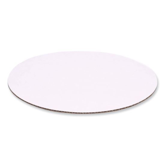 Mottled White Cake Circles, 10" Diameter, White, Paper, 100/Carton1