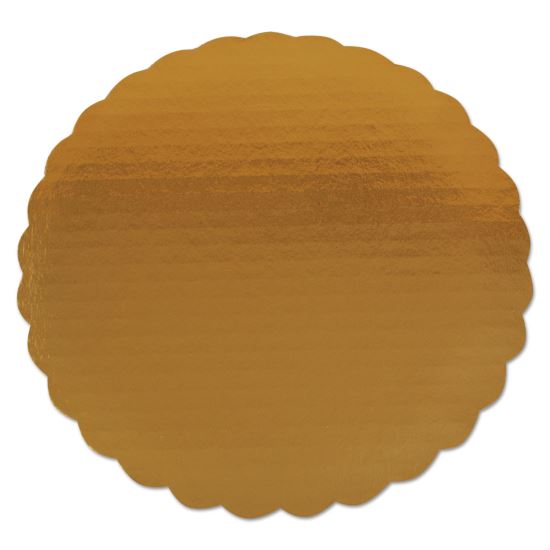 Gold Cake Circles, Single Wall Construction, 9" Diameter, Gold, Paper, 200/Carton1