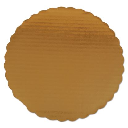 Gold Cake Circles, Single Wall Construction, 14" Diameter x 0.13" h, Gold, Paper, 100/Carton1