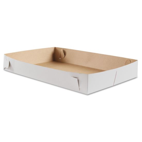 Donut Trays, 17 x 11.5 x 2.5, White, Paper, 100/Bundle1