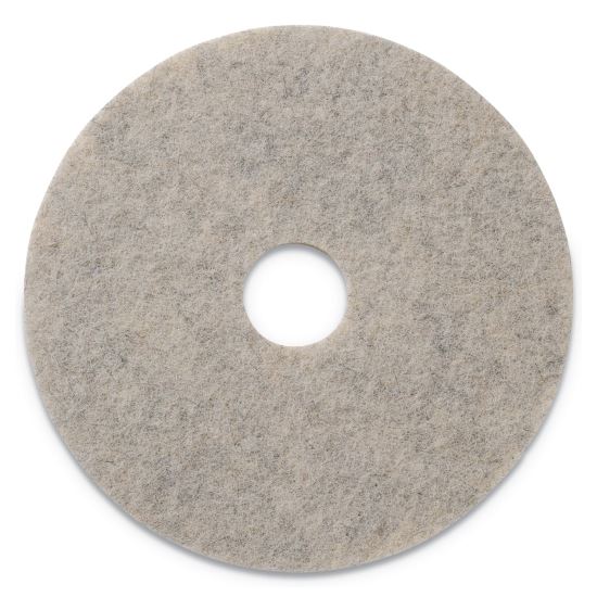 Combo Burnishing Pads, 19" Diameter, Tan, 5/Carton1