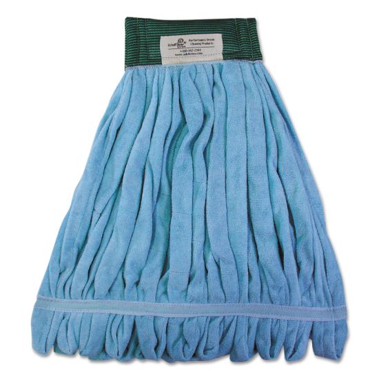 Microfiber Looped-End Wet Mop Heads, Large, Blue, 12/Carton1