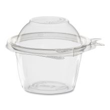 ClearPac SafeSeal Tamper-Resistant, Tamper-Evident Containers, Snack Cup, Domed Lid, 8 oz, Clear, Plastic, 272/Carton1