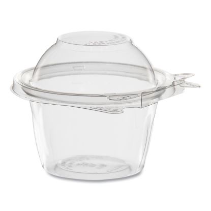 ClearPac SafeSeal Tamper-Resistant, Tamper-Evident Containers, Snack Cup, Domed Lid, 8 oz, Clear, Plastic, 272/Carton1