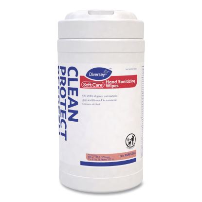 Soft Care Hand Sanitizing Wipe, Wintergreen, 7 x 5, White, 325 Wipes/Canister, 6/Carton1